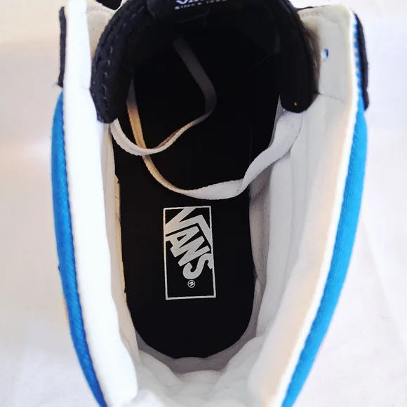 Vans Sk8-Hi Dia De Los Muertos Blue Black Gold Skate - Picture 4 of 11